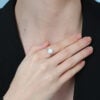 Huge Promise Engagment Wedding Opal Ring