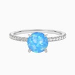 Huge Promise Engagment Wedding Opal Ring