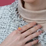 Huge Promise Engagment Wedding Opal Ring