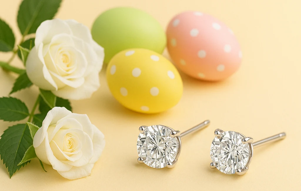 Easter Elegance: How to Style Moissanite Earrings for Spring Celebrations