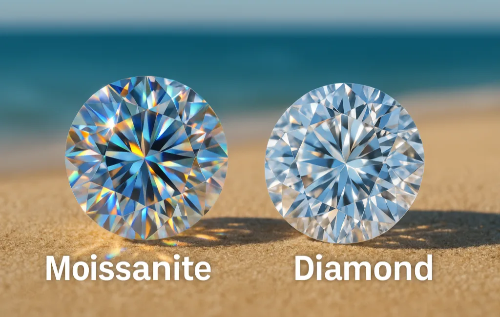 Moissanite vs. Diamond: Which Shines Brighter for Your Summer Budget