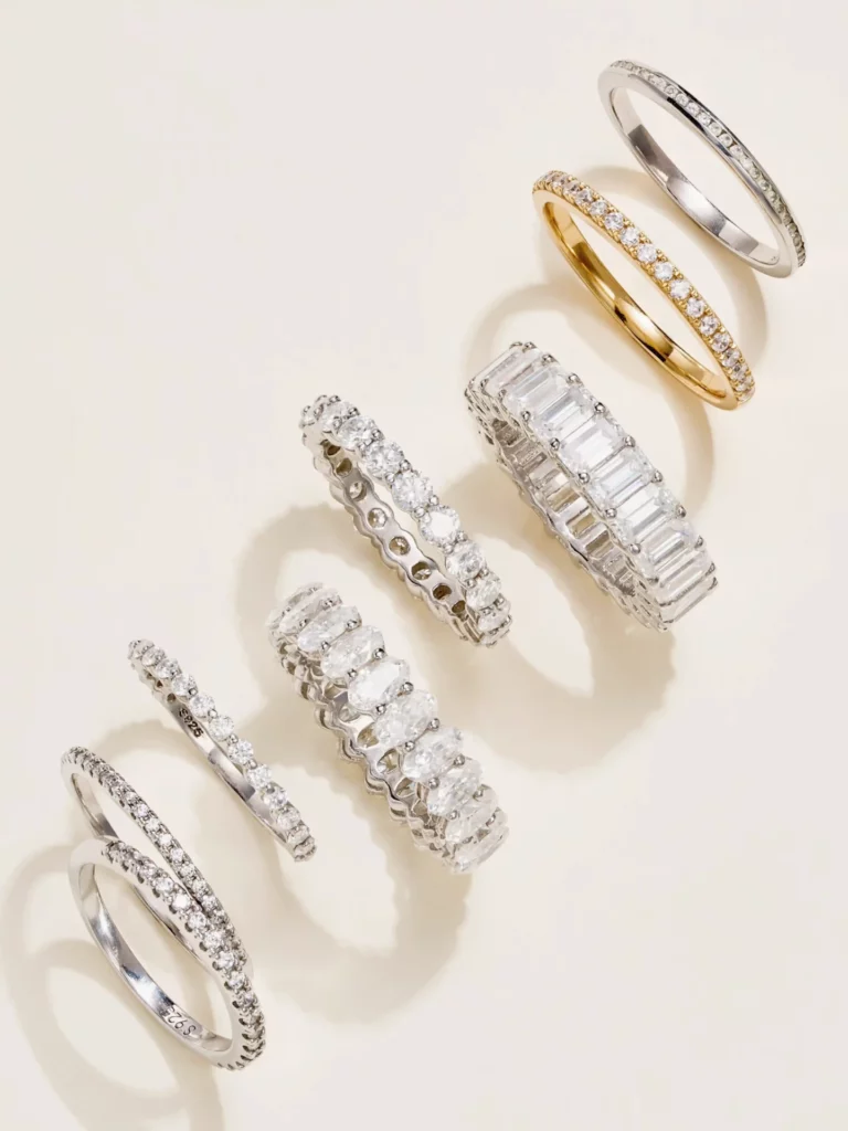 lanewoods moissanite wedding bands