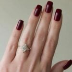Lane Woods Art Deco Marquise Side Cluster Moissanite Engagement Ring