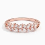 Lane Woods Round & Marquise Cut Moissanite Promise Wedding Band