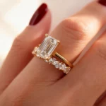 Lane Woods Multi-Cut Cluster Moissanite Promise Wedding Band